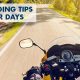 Motorcycle riding tips on hot summer days